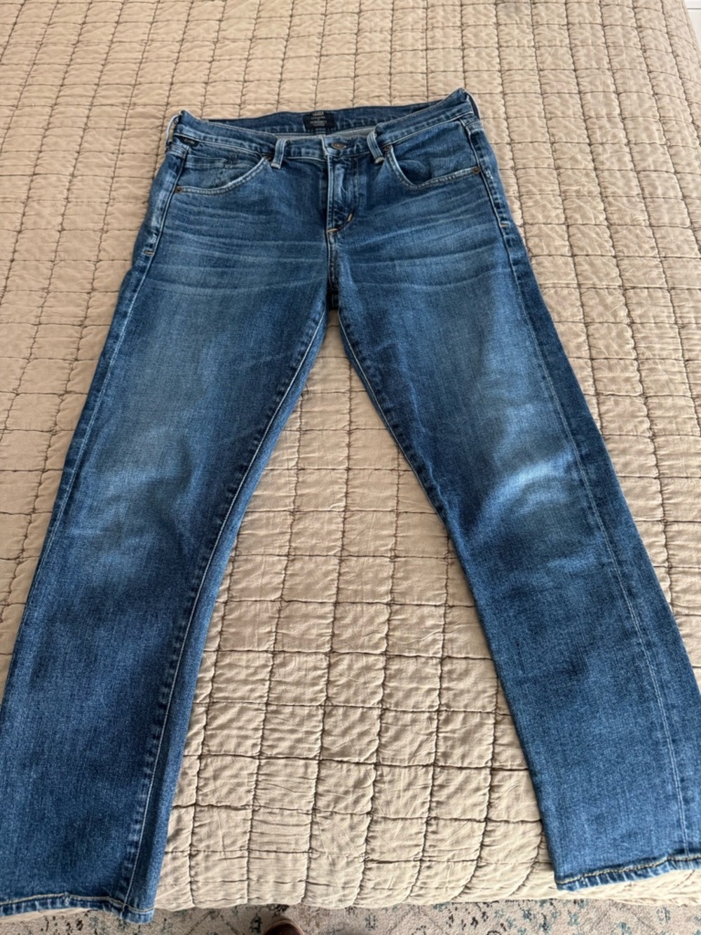 Citizens Of Humanity Elsa mid rise slim fit crop